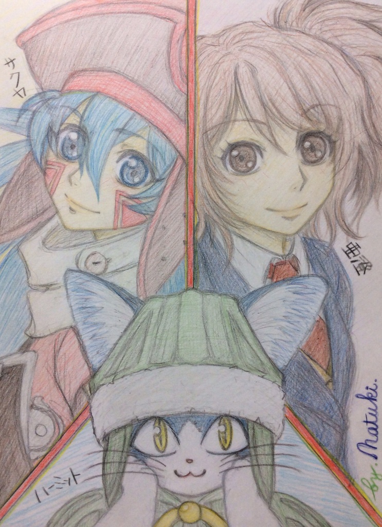 .hack//Quantum サクヤ・ハーミット・亜澄 メガネ拭き