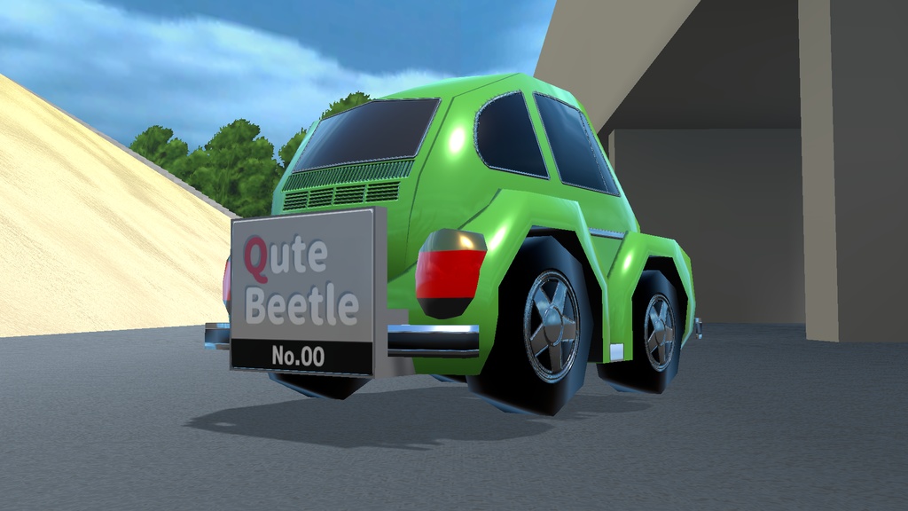 VRChat向け3Dモデル「キュートビートル」