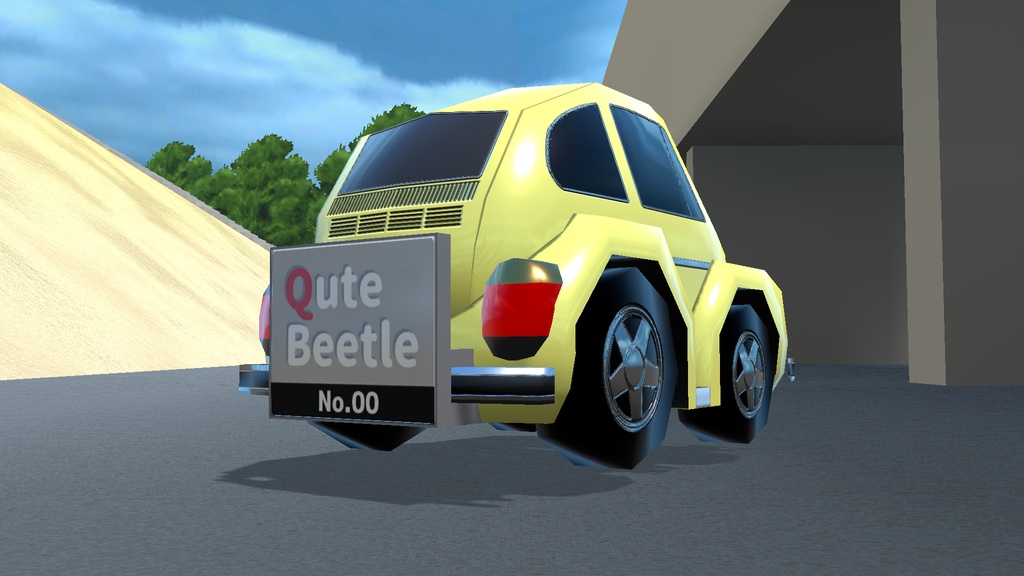 VRChat向け3Dモデル「キュートビートル」