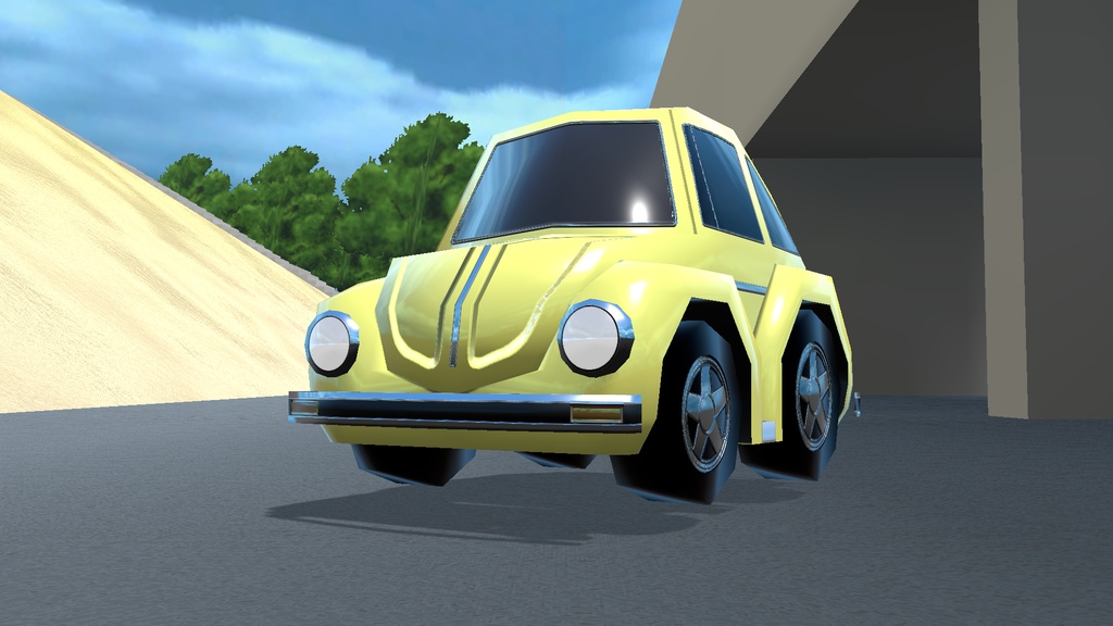 VRChat向け3Dモデル「キュートビートル」