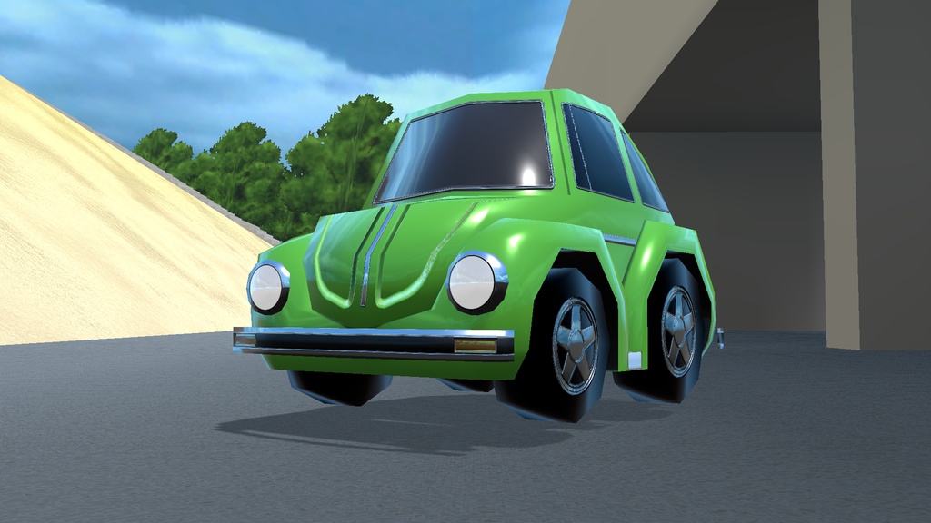 VRChat向け3Dモデル「キュートビートル」