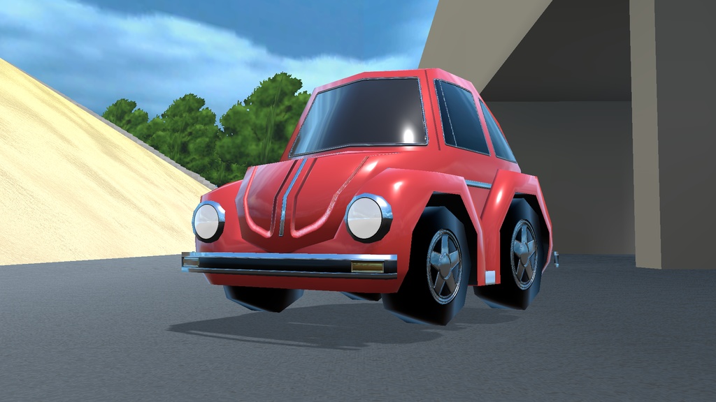 VRChat向け3Dモデル「キュートビートル」