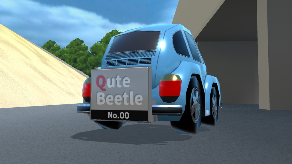 VRChat向け3Dモデル「キュートビートル」