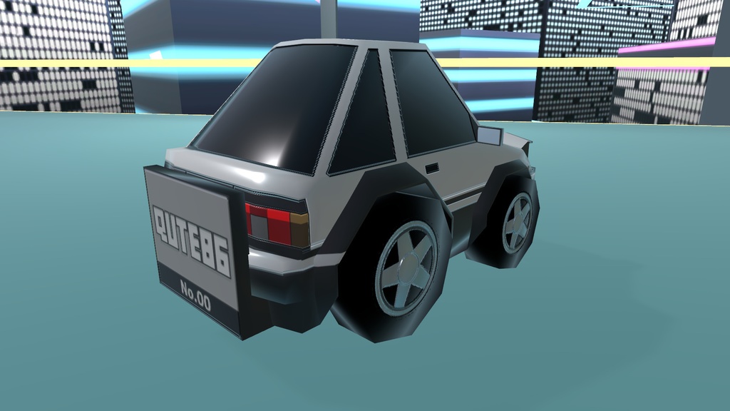 VRChat向け3Dモデル「キュートハチロク」