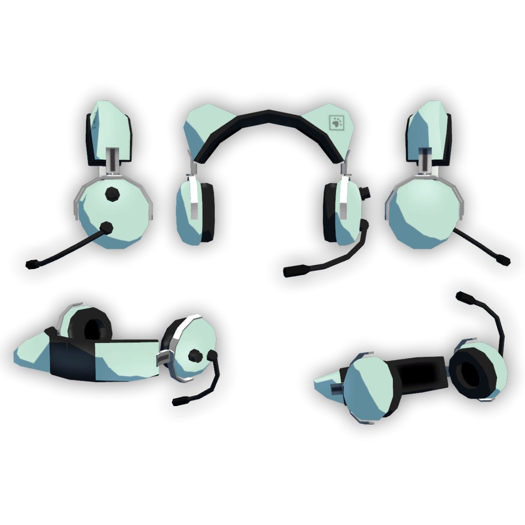 航空ヘッドセット(けもみみ用)