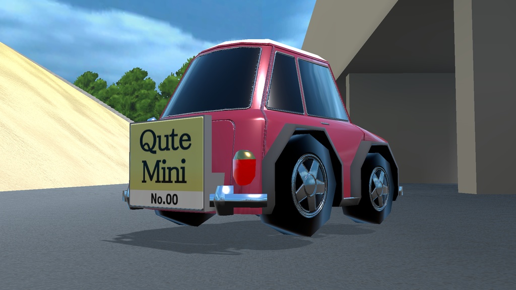 VRChat向け3Dモデル「キュートミニ」