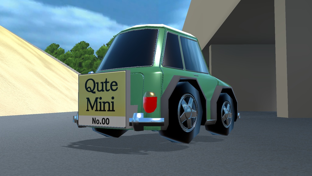 VRChat向け3Dモデル「キュートミニ」