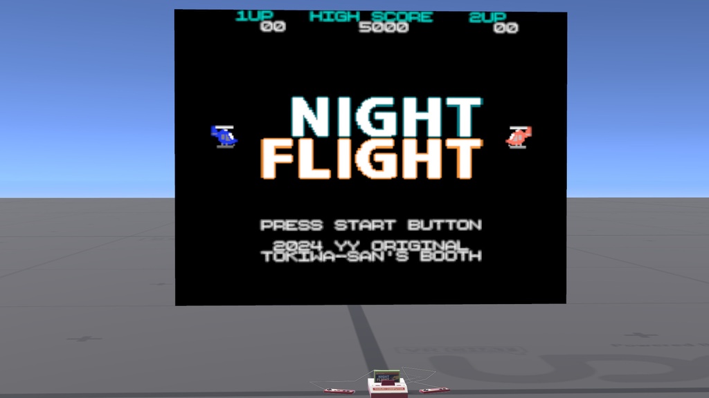 VRChat専用ワールドギミック「タヌキコンピュータ」「ナイトフライト」