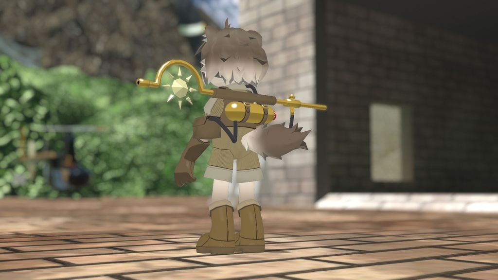 VRChat向けアバター「スティームたぬき」