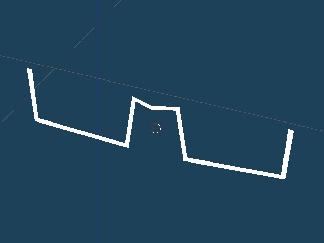 VRChat向け3Dモデル「とても簡易的なメガネ」