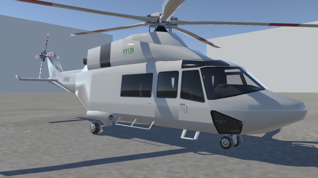 VRChat/ワイワイヘリコプターシステム用 YY139
