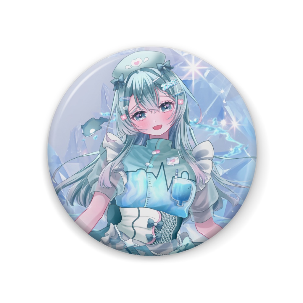 〖初配信記念グッズ〗キービジュアル缶バッジ