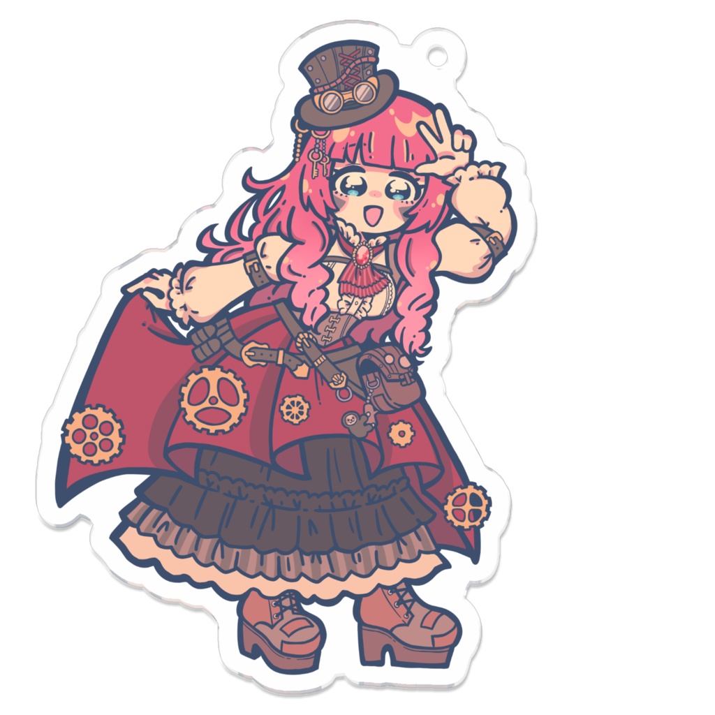 【アクリルキーホルダー】おソロでウキウキゲンナイン【新】