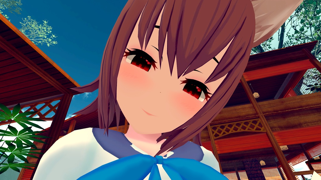 狐狐耳系女の子メルシー【VRM付+MMD付】