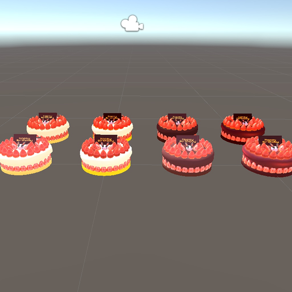 【MiruFoods】誕生日ケーキ【VRC向け】
