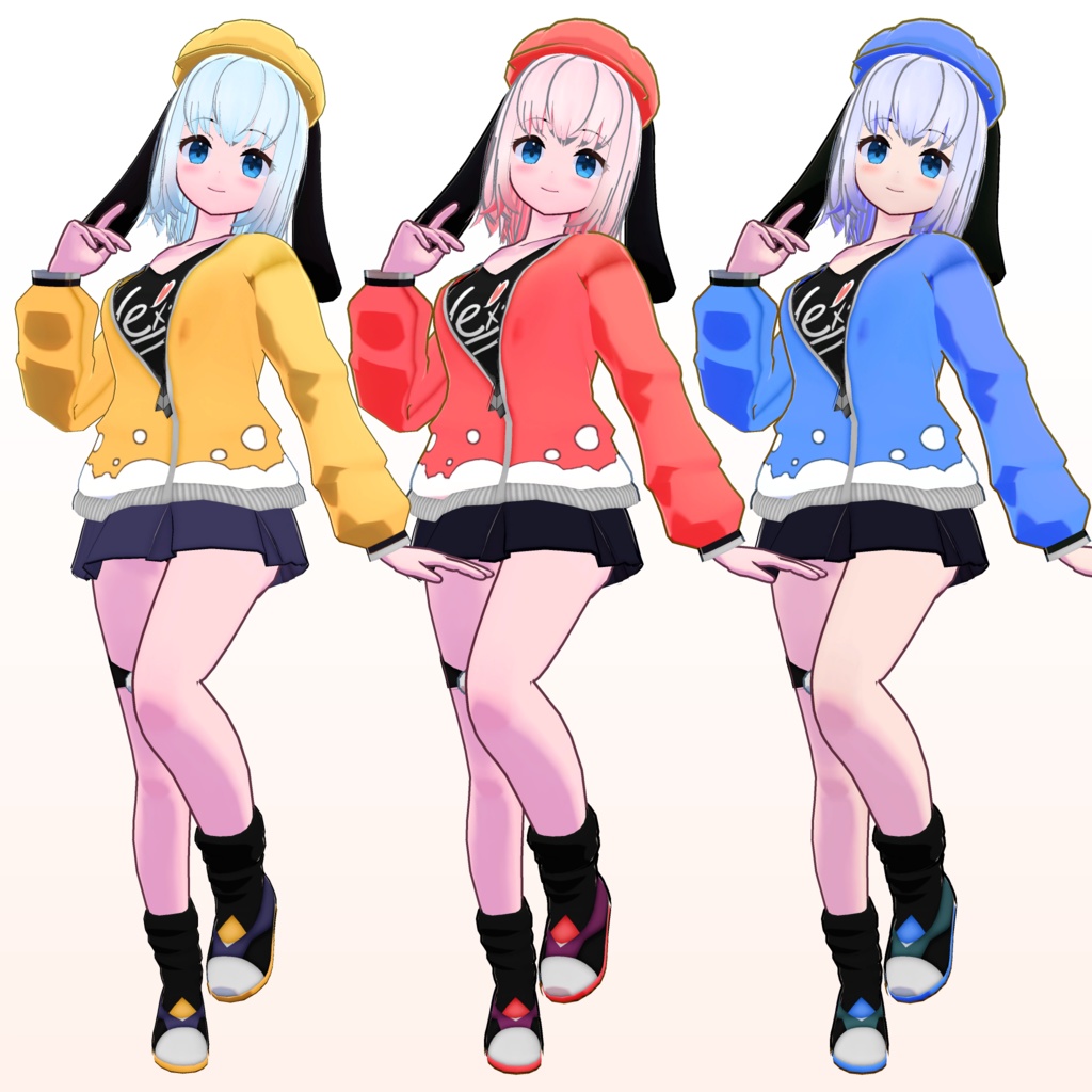 【PC向き】秋口 杏 Var2【VRC対応】