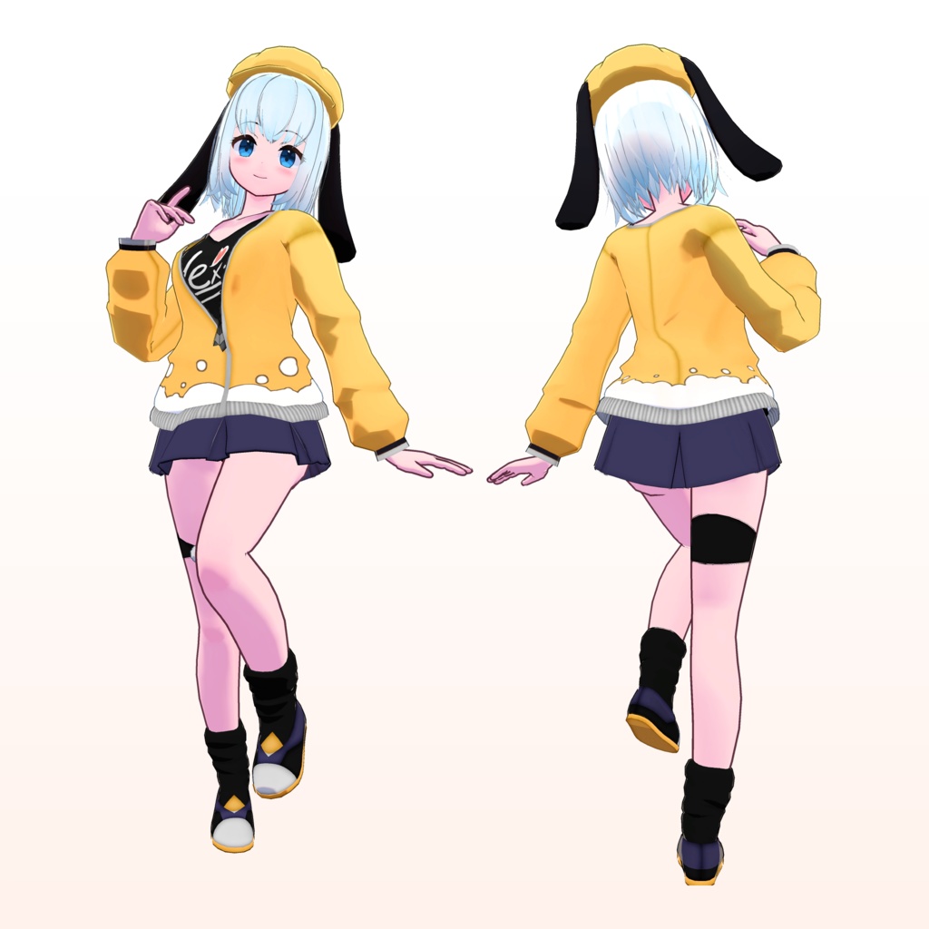 【PC向き】秋口 杏 Var2【VRC対応】