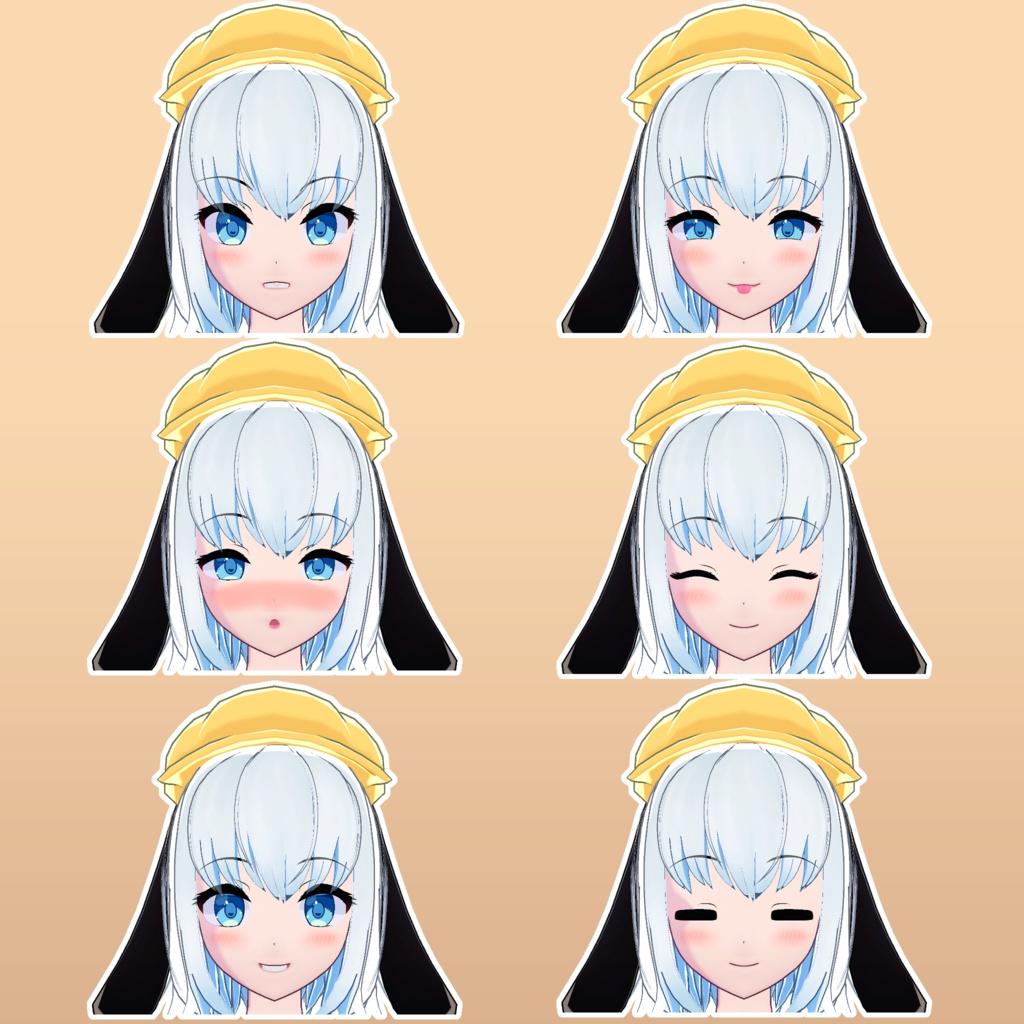 【PC向き】秋口 杏 Var2【VRC対応】