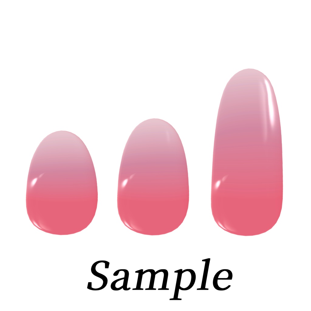 【しなの専用】MA対応 カスタムネイル【VRChat向け】