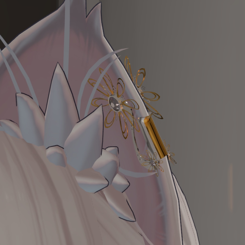 【しなの専用】ケモミミイヤーカフス【ModularAvatar対応】