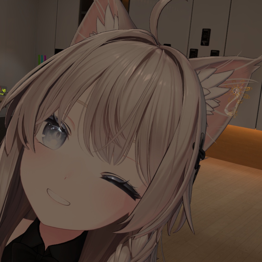 【しなの専用】ケモミミイヤーカフス【ModularAvatar対応】