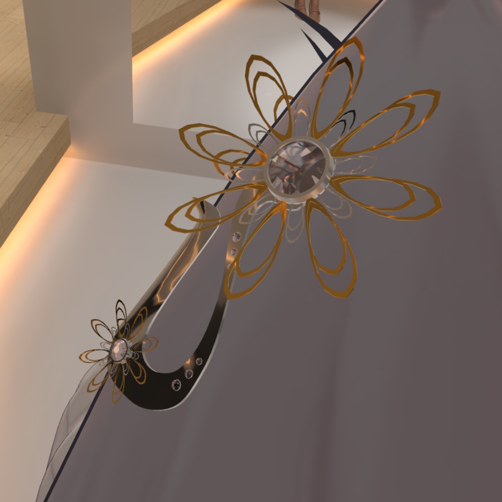 【しなの専用】ケモミミイヤーカフス【ModularAvatar対応】