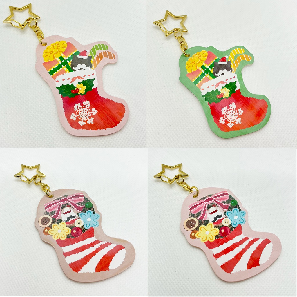 ねこのクリスマスマーケット 全4種※送料込み※クリスマスに是非…!