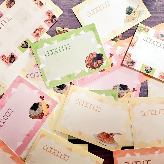 いろんな絵柄の宛名シール 1種類4枚 お好きな3セット 全9種類