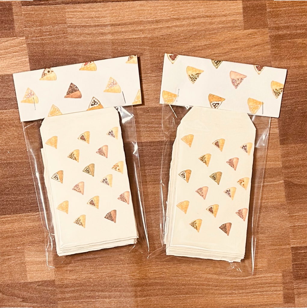 クレープが好きな方へ向けたポチ袋セット 12枚1セット 900円🍒🍇🍓