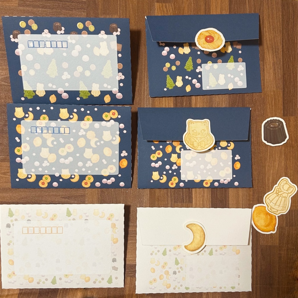 菓子屋ツキノミのレターセット🍋🌙