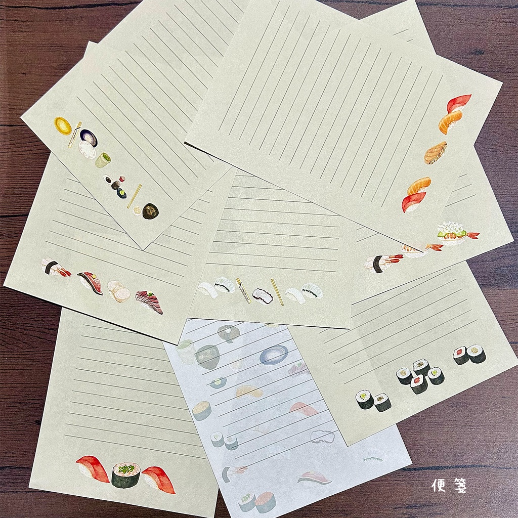 お寿司が好きな方へ向けたレターセット🍣900円
