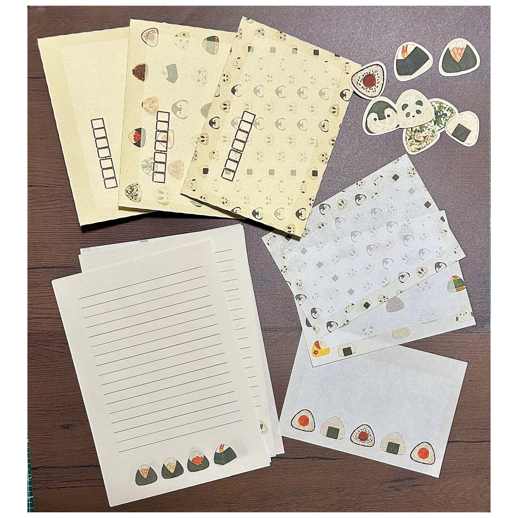 おにぎりが好きな方へ向けたレターセット🍙900円