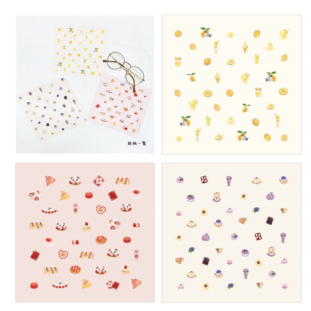 苺・ブルーベリー・レモンの液晶クリーナー🍋🍓🍇 眼鏡吹きにも