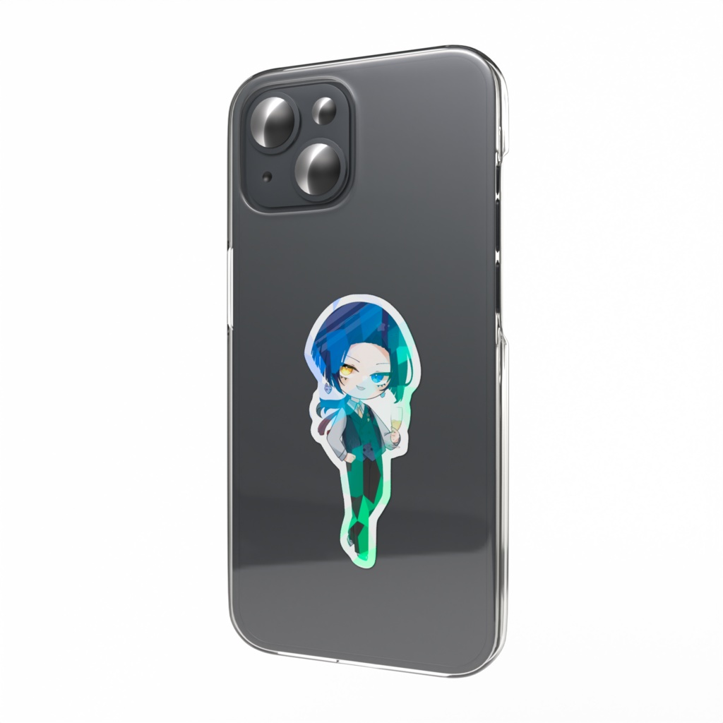 酒てて SDホログラムスマホステッカー