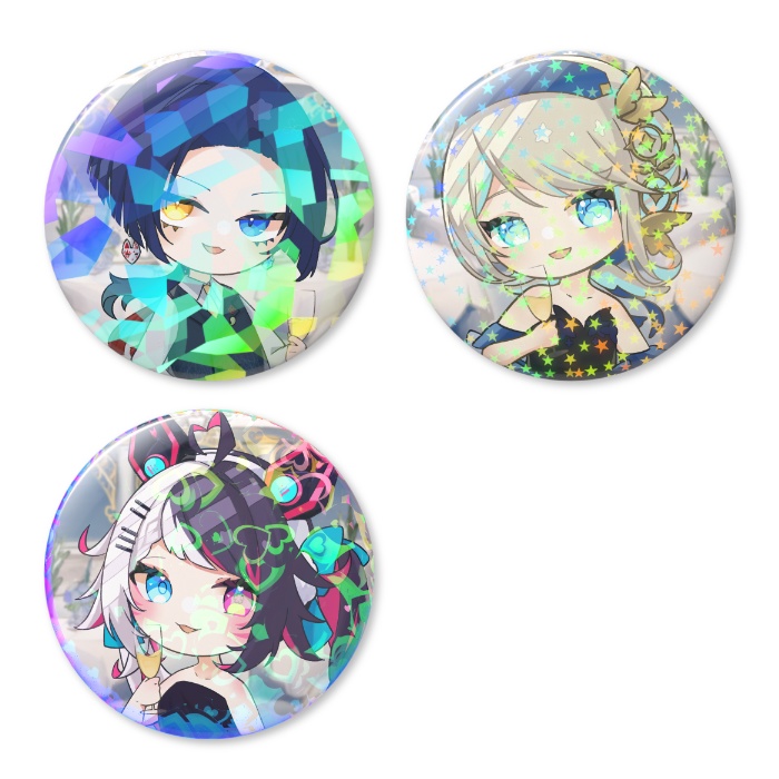 酒てて SD缶バッジ