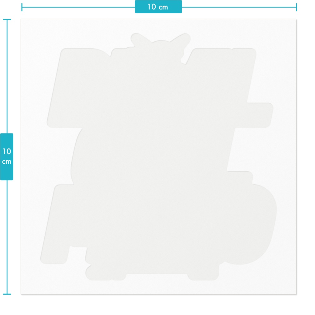 DEVIL GIRL MAKO ステッカー(White/Clear)