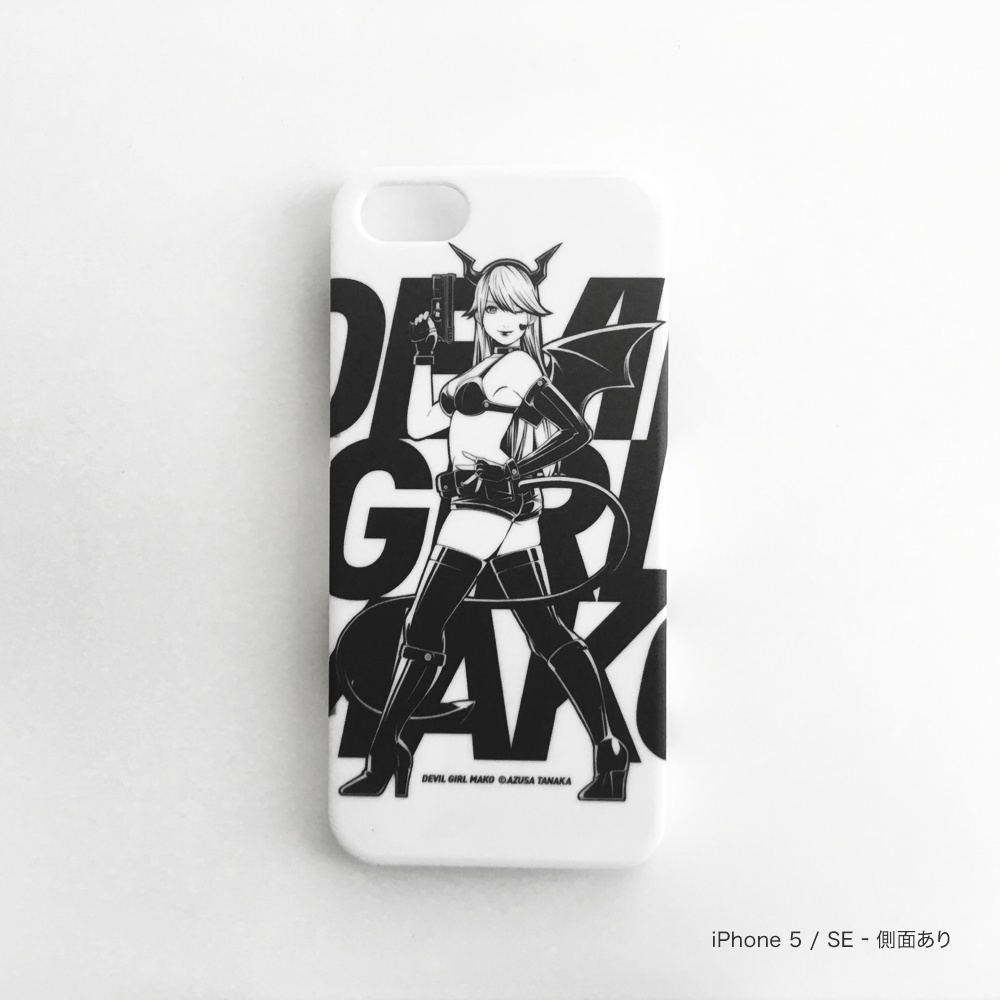 DEVIL GIRL MAKO iPhoneケース(White)