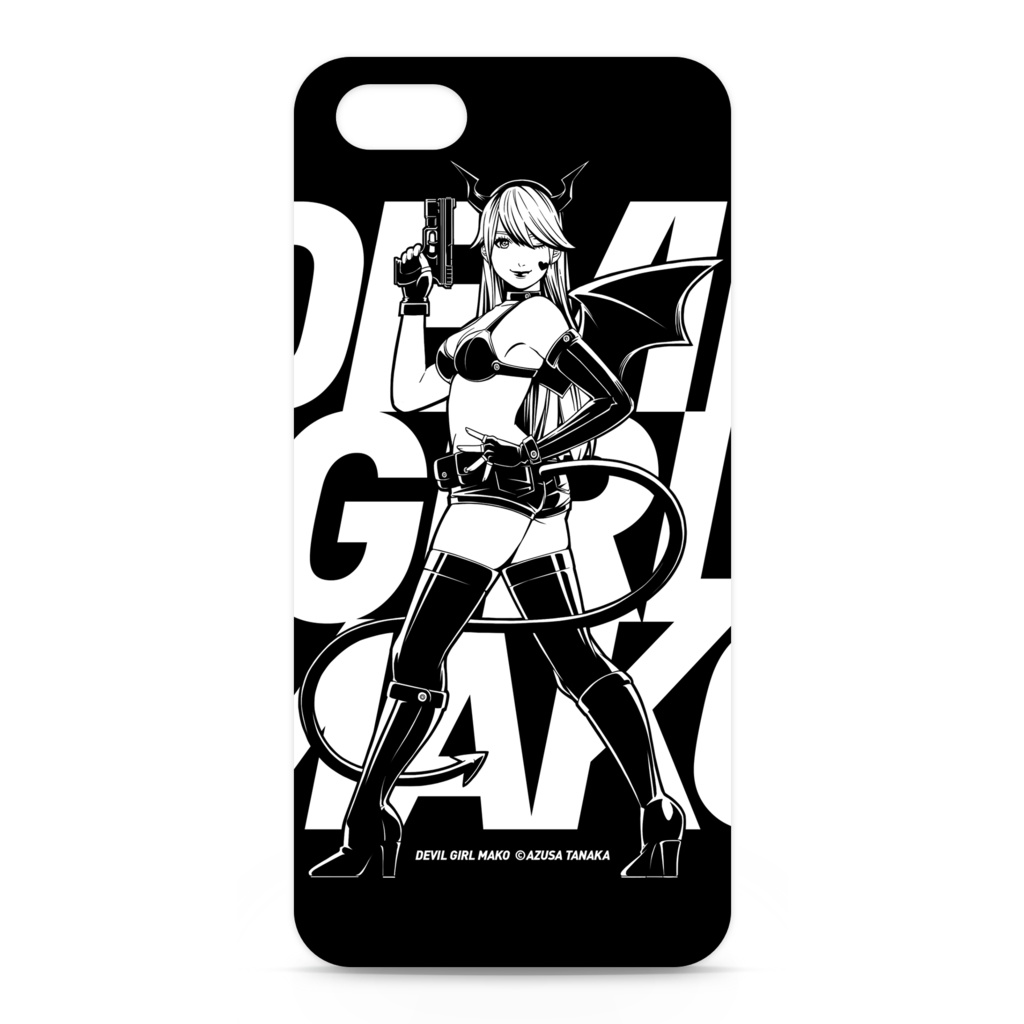 DEVIL GIRL MAKO iPhoneケース（Black）