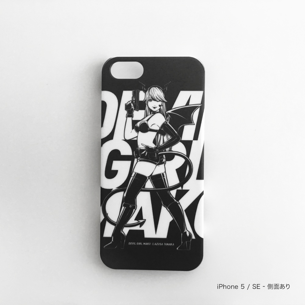 DEVIL GIRL MAKO iPhoneケース(Black)