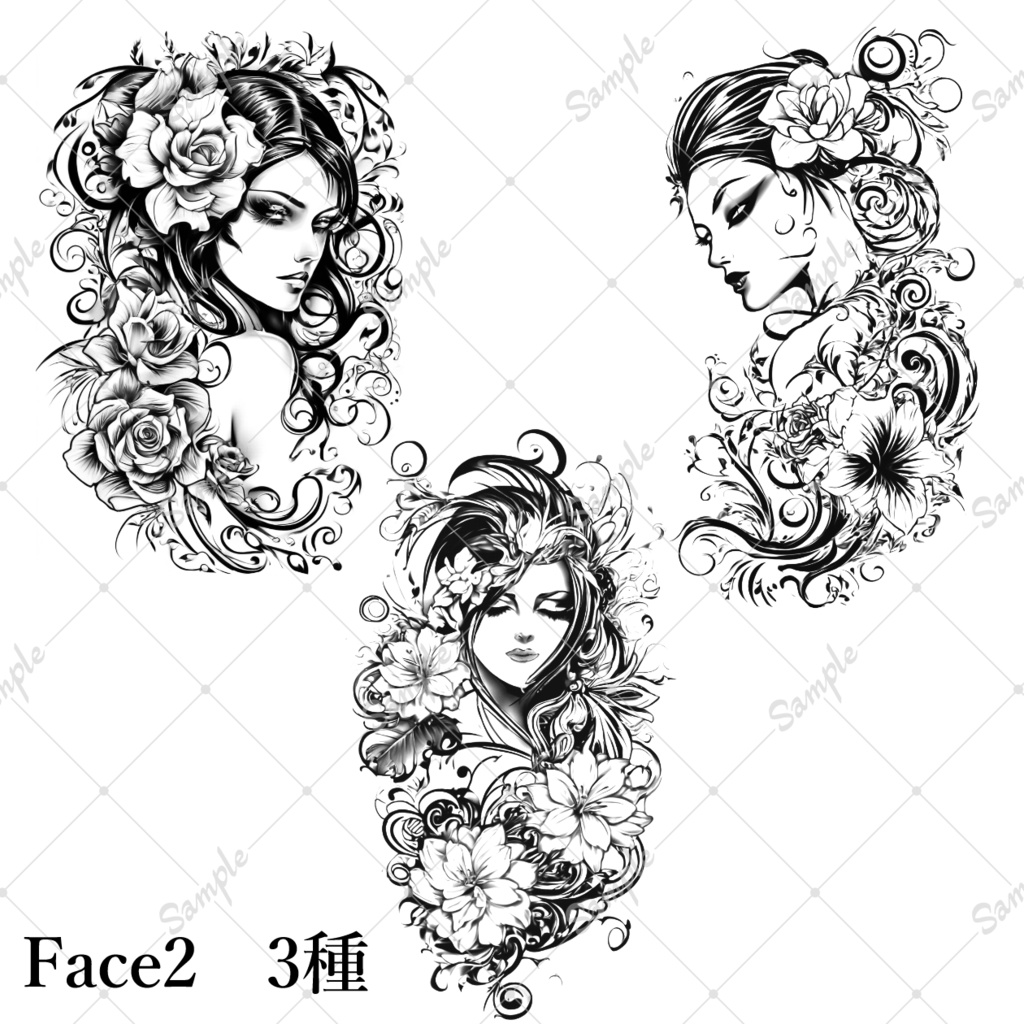 【無償/VRchat向け】Tatoo pack