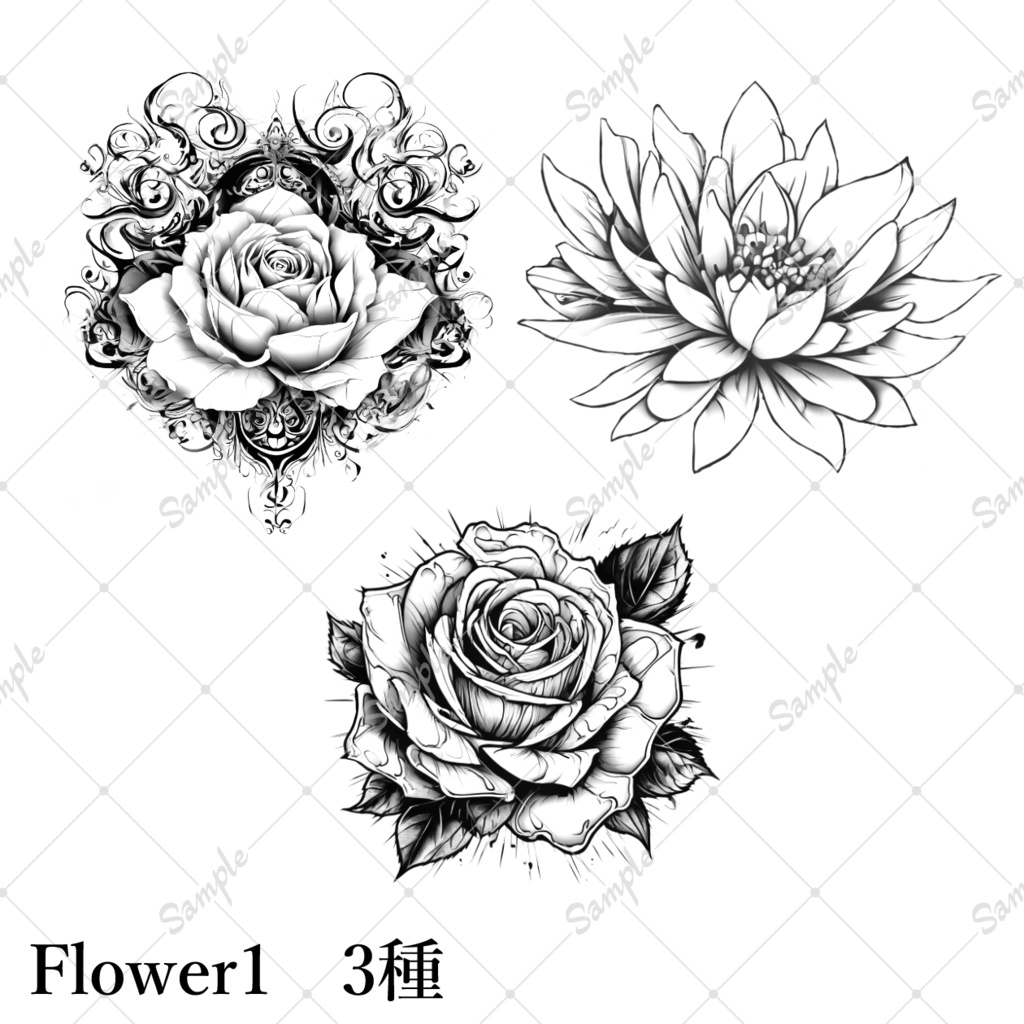 【無償/VRchat向け】Tatoo pack