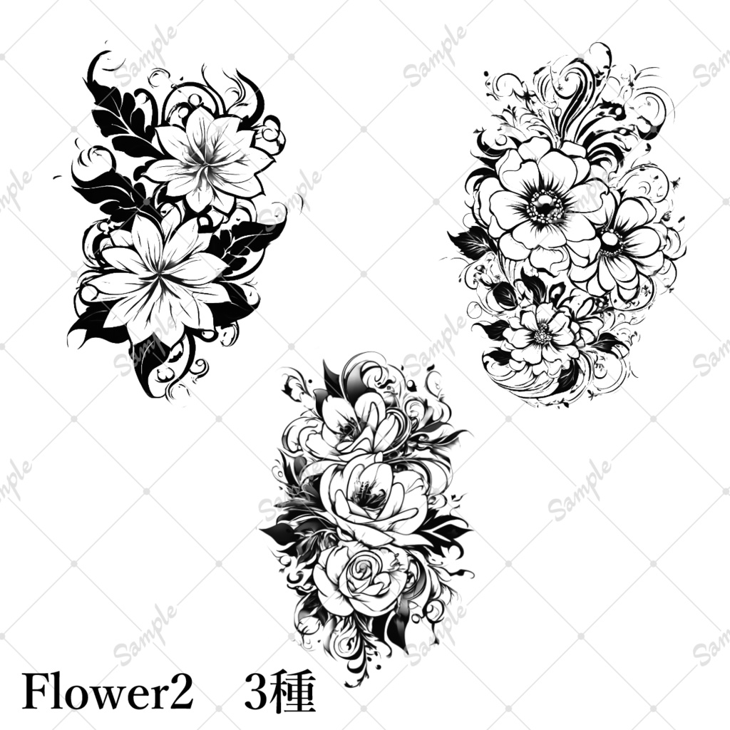 【無償/VRchat向け】Tatoo pack