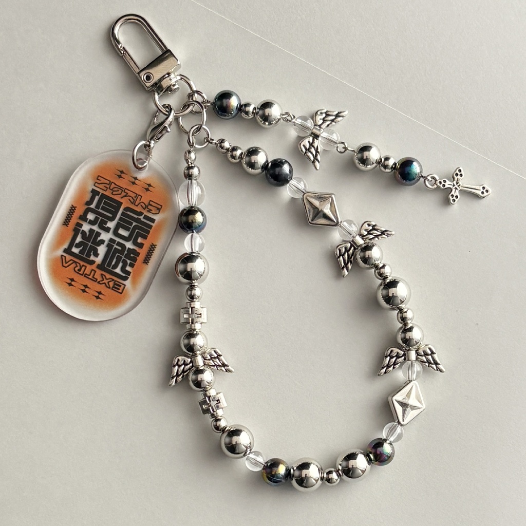 【1/現実逃避】Acrylic×Beads Keychain