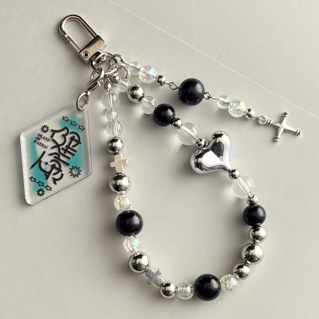 【3/健康】Acrylic×Beads Keychain