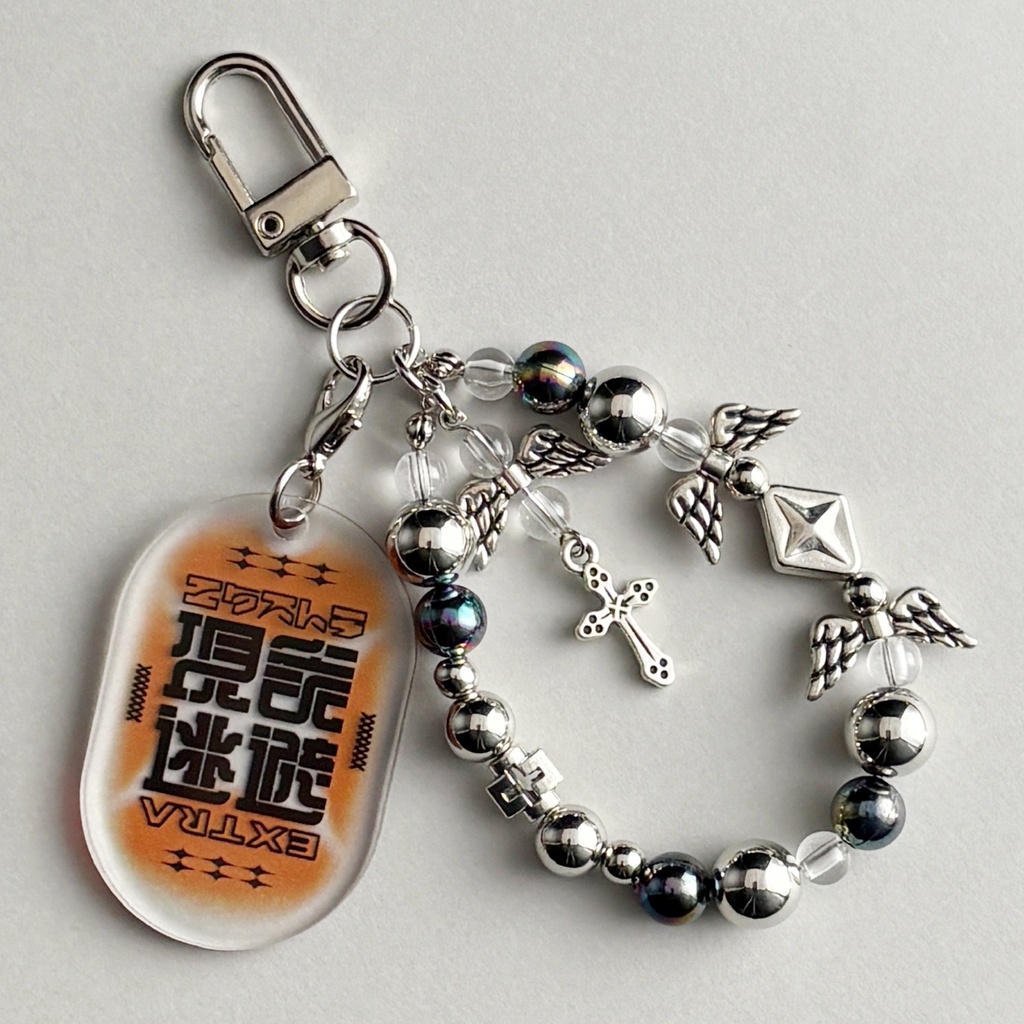 mini【1/現実逃避】Acrylic×Beads Keychain