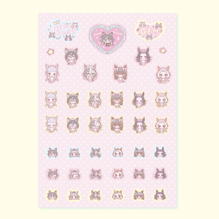 ぷっくりシール