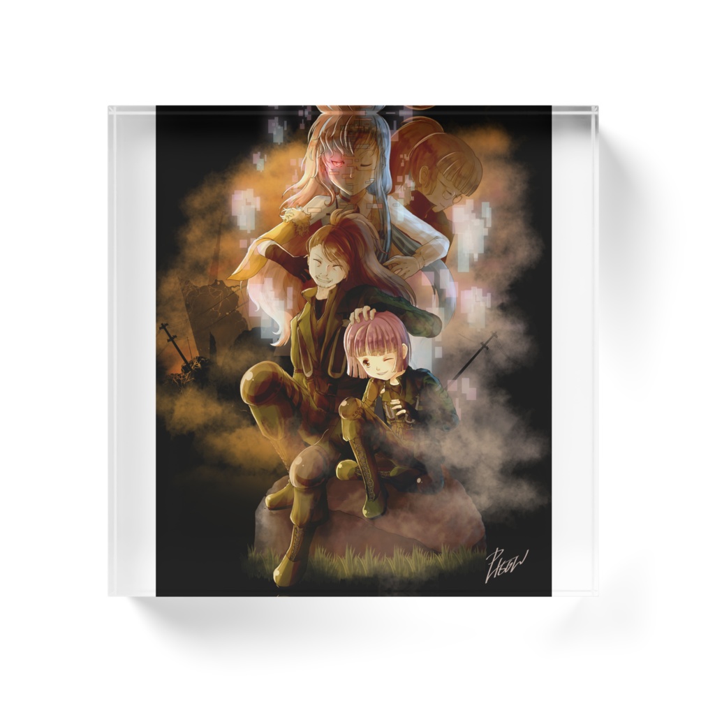 アイの戦争アクリルブロック