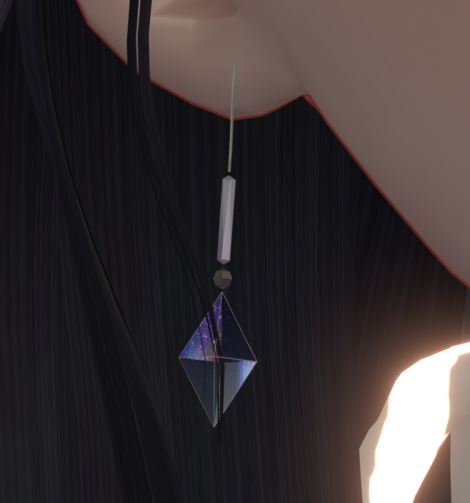 シンプルクリスタルピアス
