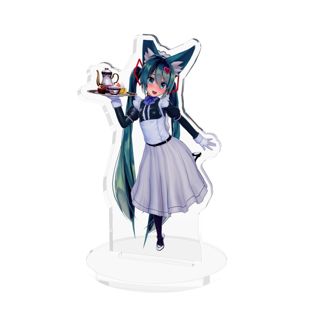 アクリルフィギュア: 初音ミク(メイド服)