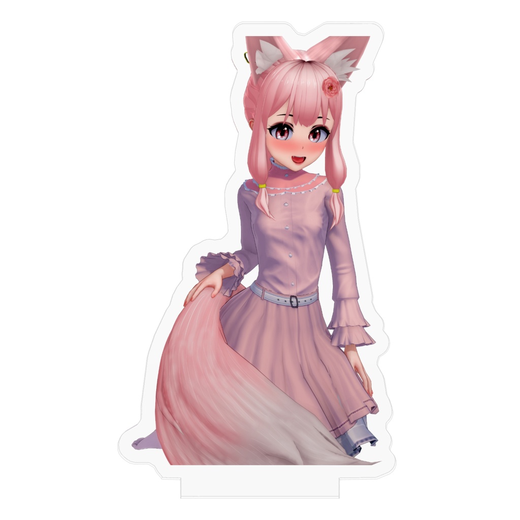 アクリルフィギュア: カメリアちゃんと彼女しっぽ